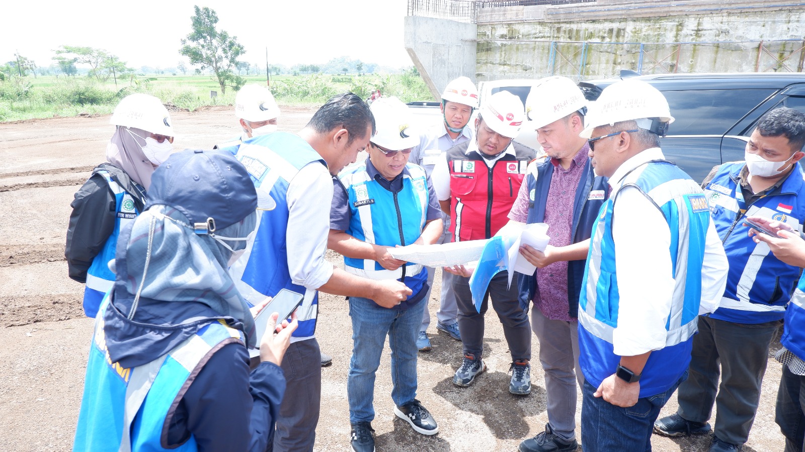 Pemaparan progres pembangunan jalan tol Solo-Yogjakarta oleh Pimpinan Proyek