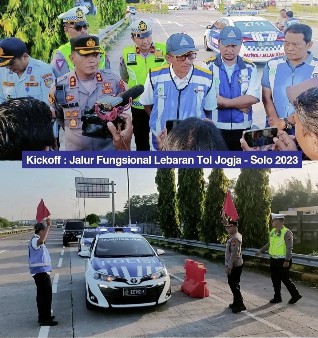 Kick Off Jalur Fungsional Tol Solo-Jogja Lebaran 2023 
15 April 2023 