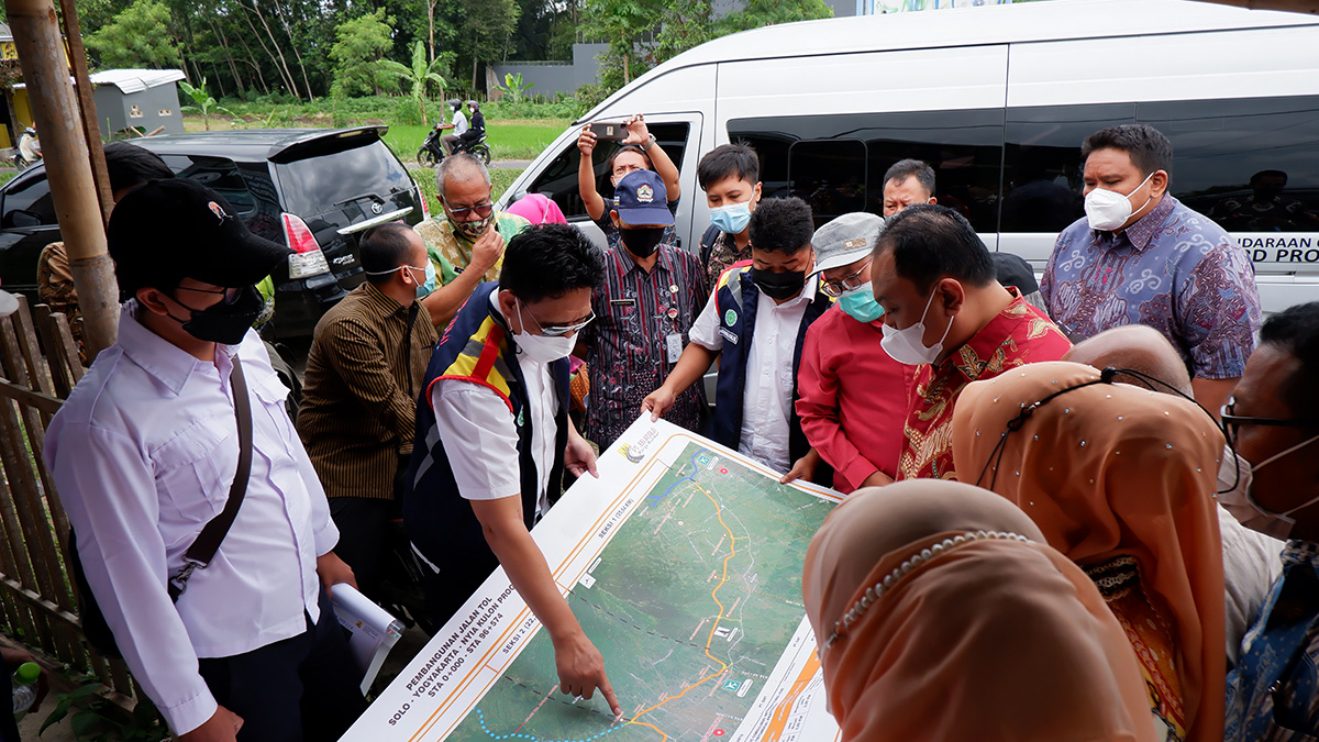 Kunjungan Komisi D DPRD Prov. Jawa Tengah ke Lokasi Proyek Jalan Tol Solo - Yogya - YIA